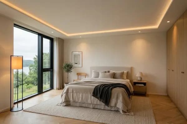 Matt pinglagi magamistoas — sile ja elegantne pind