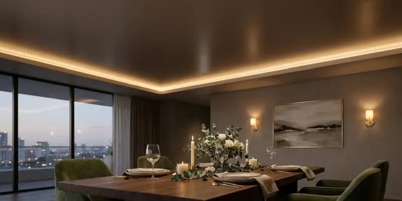 Satiin-pinglagi lähivaade — pehme poolläige ja sügav tekstuur