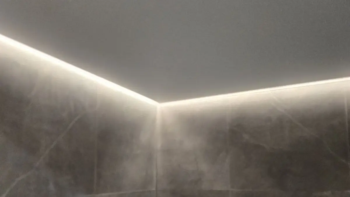 Parduv lagi ja varjuprofiil vannitoas — lähivaade